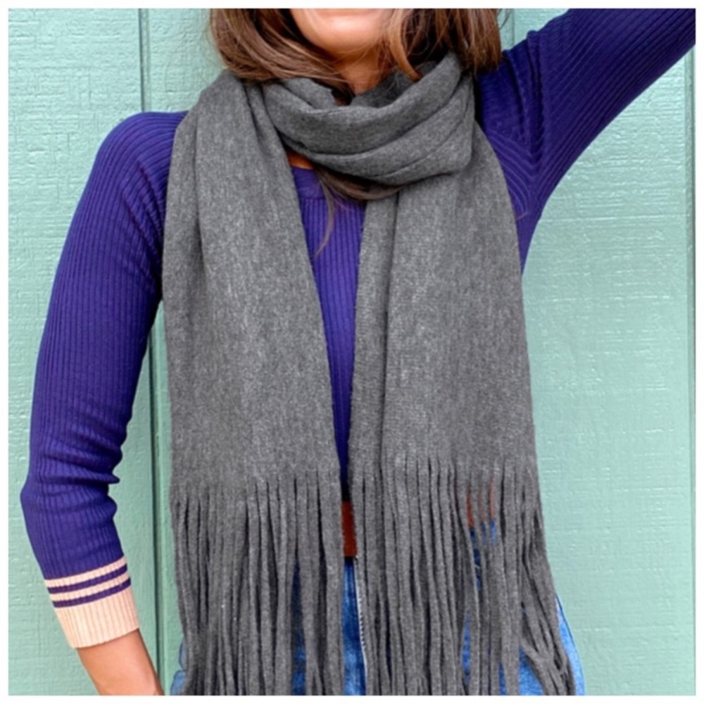Lucky Brand Solid Brushed Scarf — Oversized NWT
